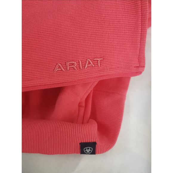 ARIAT Women's Pink Sweatshirt Fashion Sports Top - Picture 4 of 7